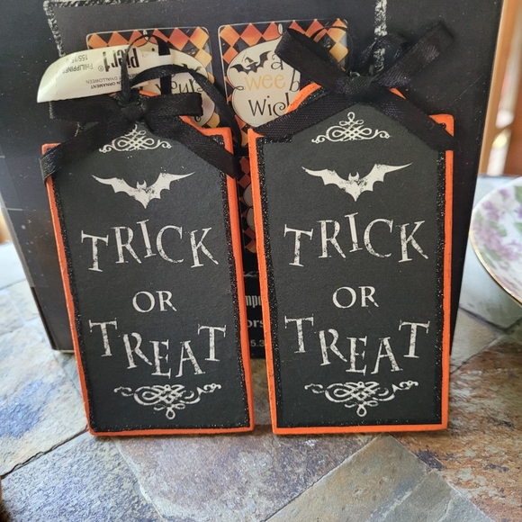 Pier 1 Holiday Pier Imports Halloween Ornaments Set Of 2 Poshmark